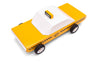 wooden taxi car toy