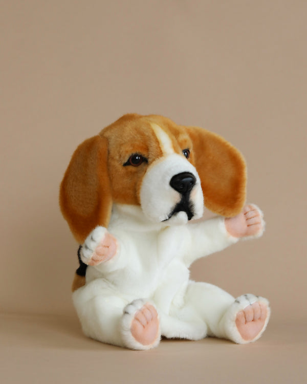 Beagle dog puppet stuffed animal
