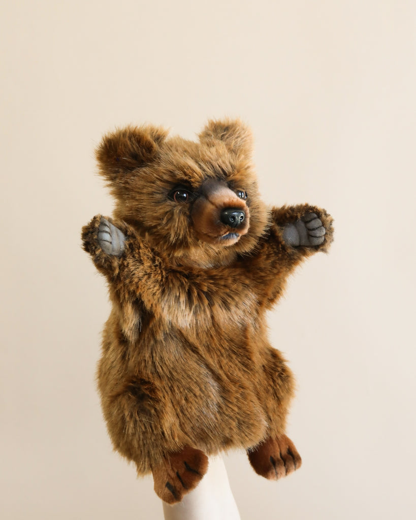 bear puppet stuffed animal