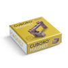A Cuboro Magnet Marble Run Extra Set in a yellow box, featuring an illustration of magnetic wooden blocks on the cover. The box highlights the brand name "Cuboro" prominently.