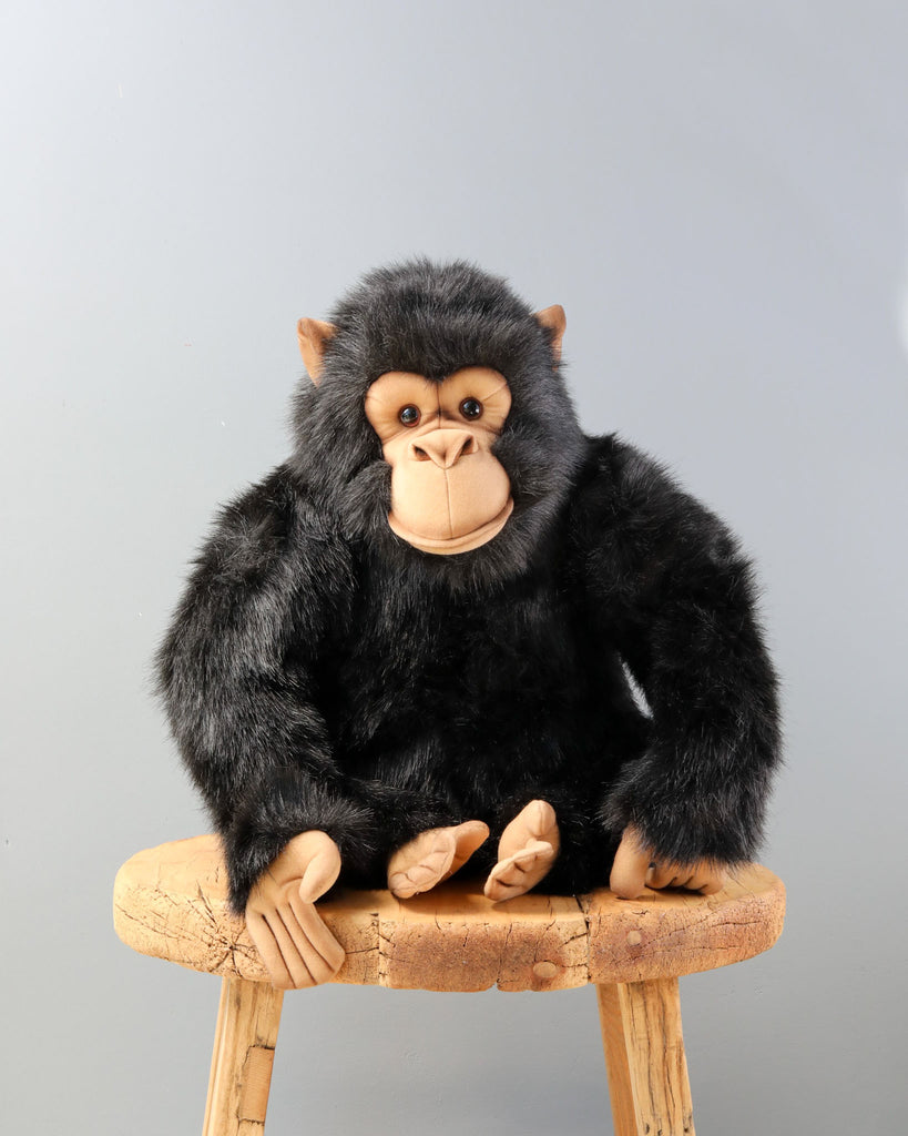 chimp puppet stuffed animal