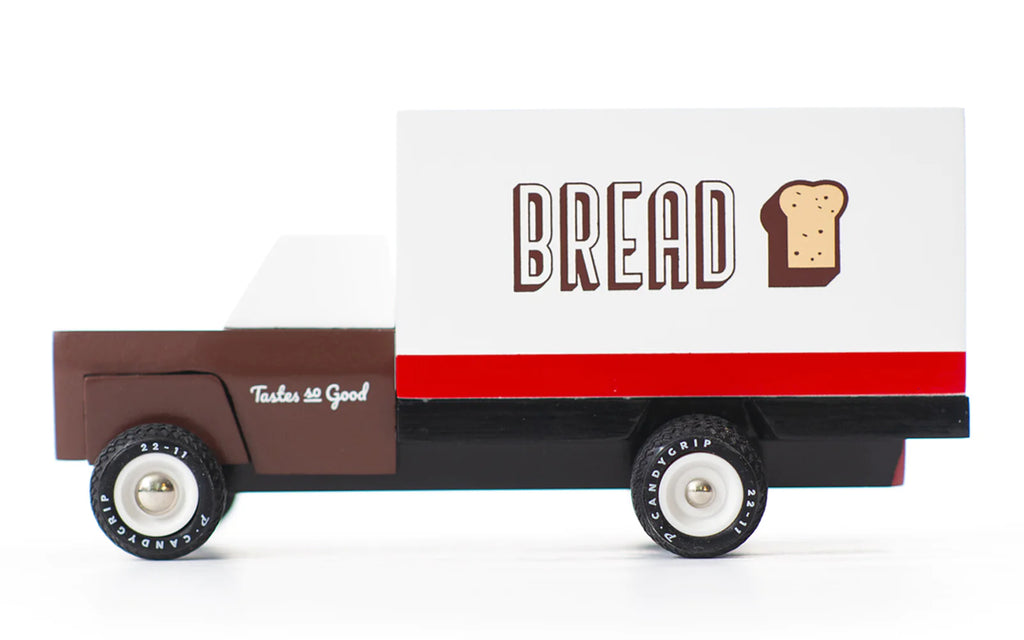 wooden bread truck toy