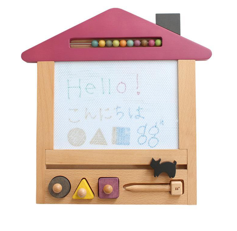 House shaped drawing board