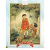An illustration by Emily Winfield Martin of a young child in a red coat standing in a forest, surrounded by whimsical animals, featured on a 500-piece Out of the Woods Puzzle box titled "Emily Winfield Martin".