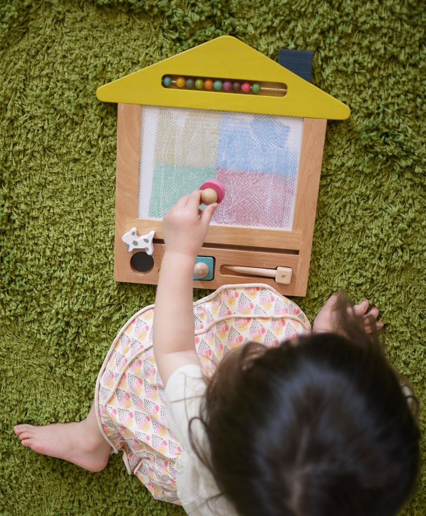 House shaped drawing board