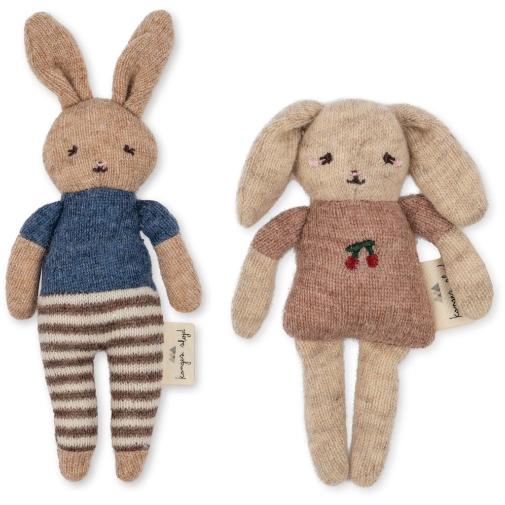 boy and girl bunny stuffed animals