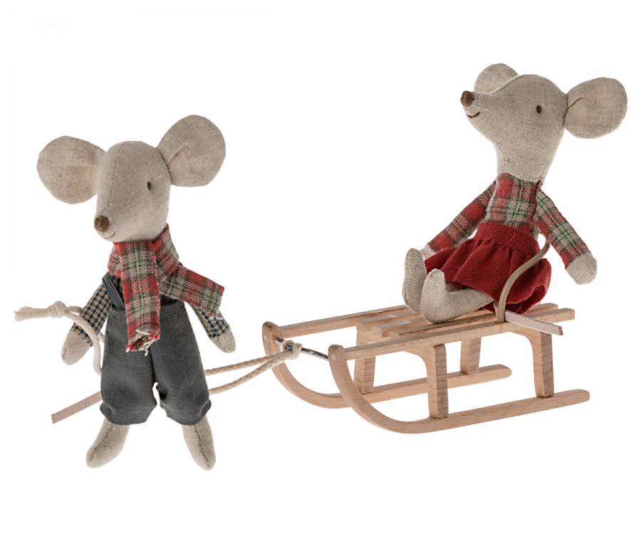Odin Parker Exclusive Felt Mice Couple Gift for Hoilday Day Deals