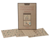 The Maileg Wallpaper, Mouse Hole Farmhouse - Annex set features three patterned wallpaper sheets and room stickers, displayed in front of the illustrated box on a white background.