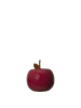 The Ferm Living Apple Money Bank, a deep red ceramic piggy bank with a brown stem and green leaf, is perfect for kids’ room decor and ships in one week.