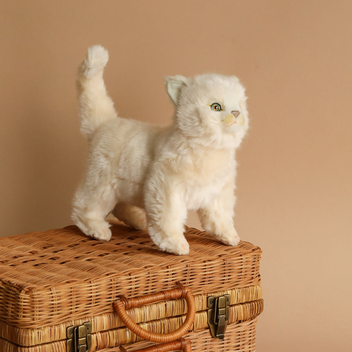 White Cat sold Plush Stuffed Toy