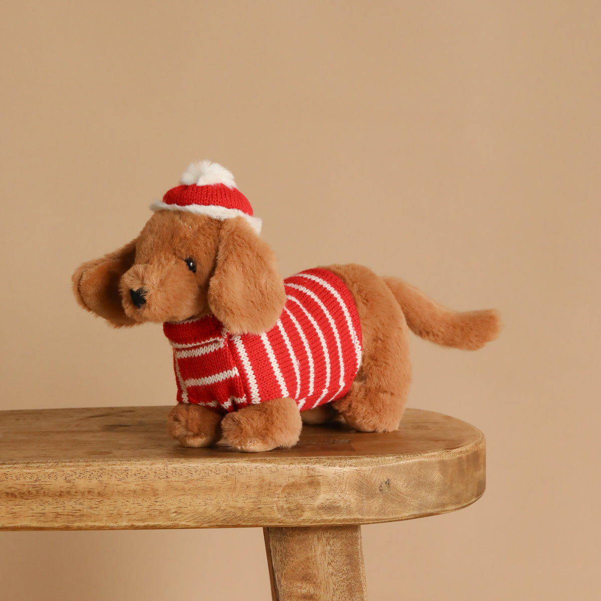 Mon Ami - Jingle Holiday Dachshund Dog Plush Toy– Odin Parker