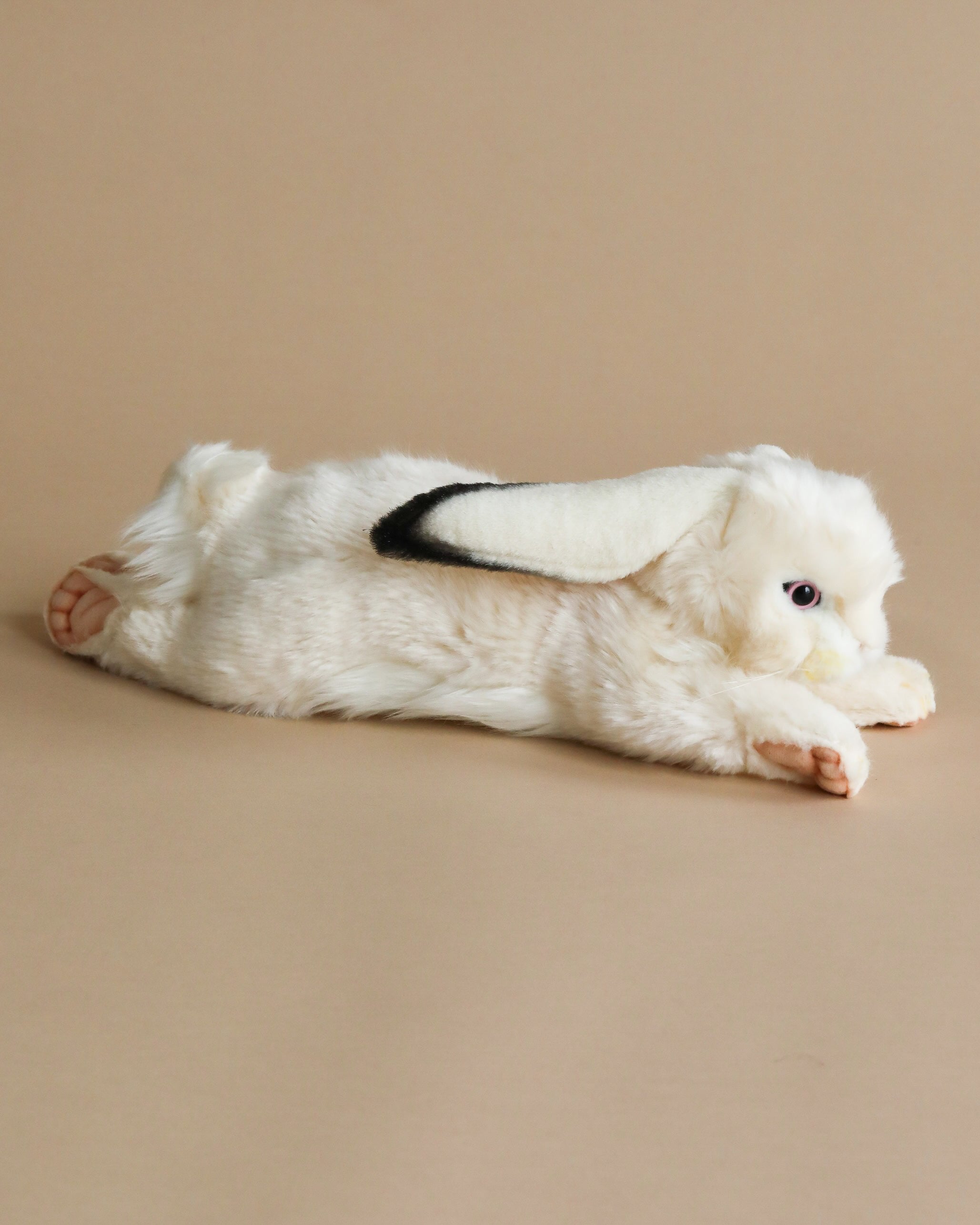 可動式＊fluffy teddy＊Rabbit Russ Li'l Lil Puff Floppy Lop Ear Bunny Rabbit Peach Pink