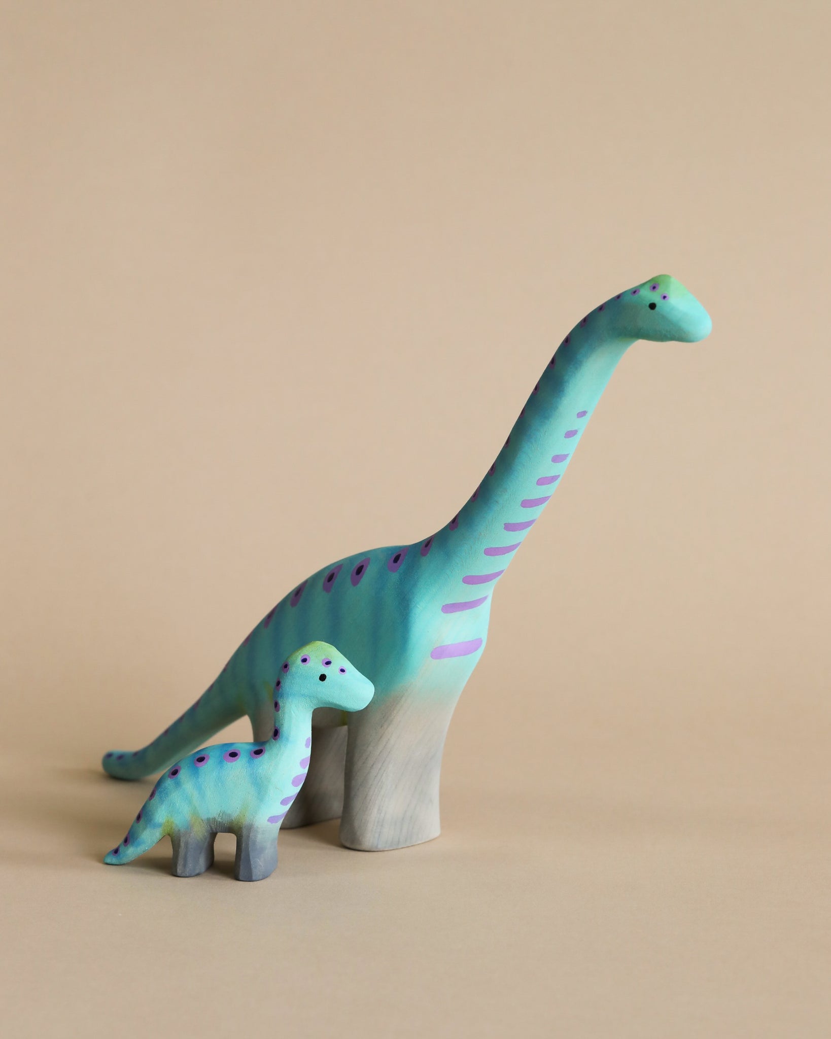 Bumbu Handmade Wooden Brontosaurus Dinosaur Set– Odin Parker
