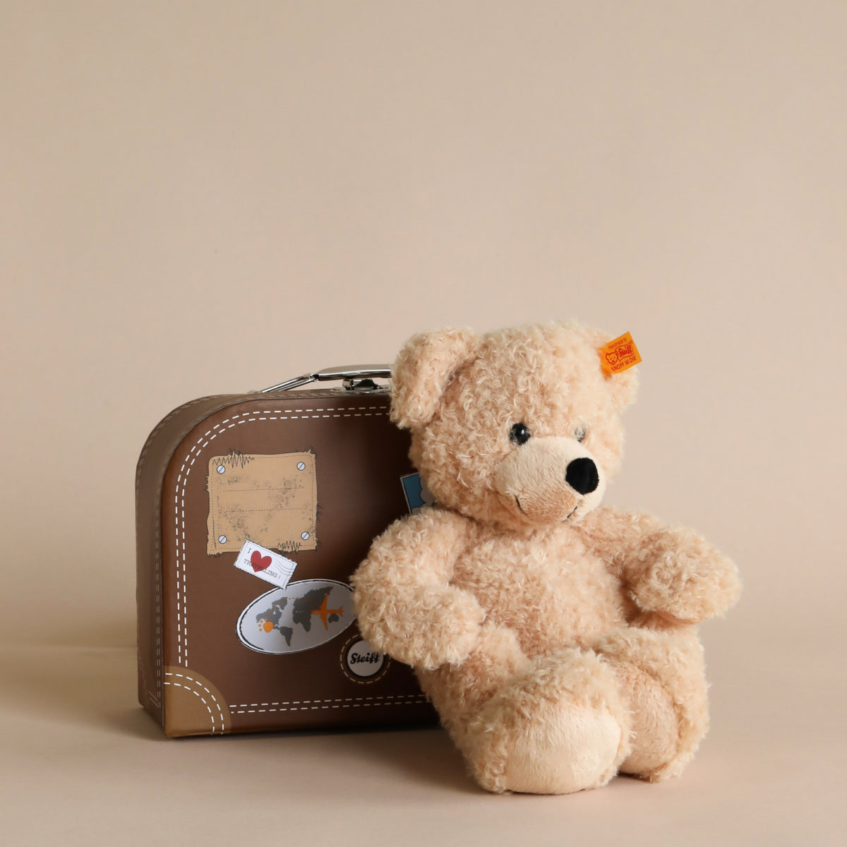 Steiff Fynn Teddy Bear in Suitcase Odin Parker