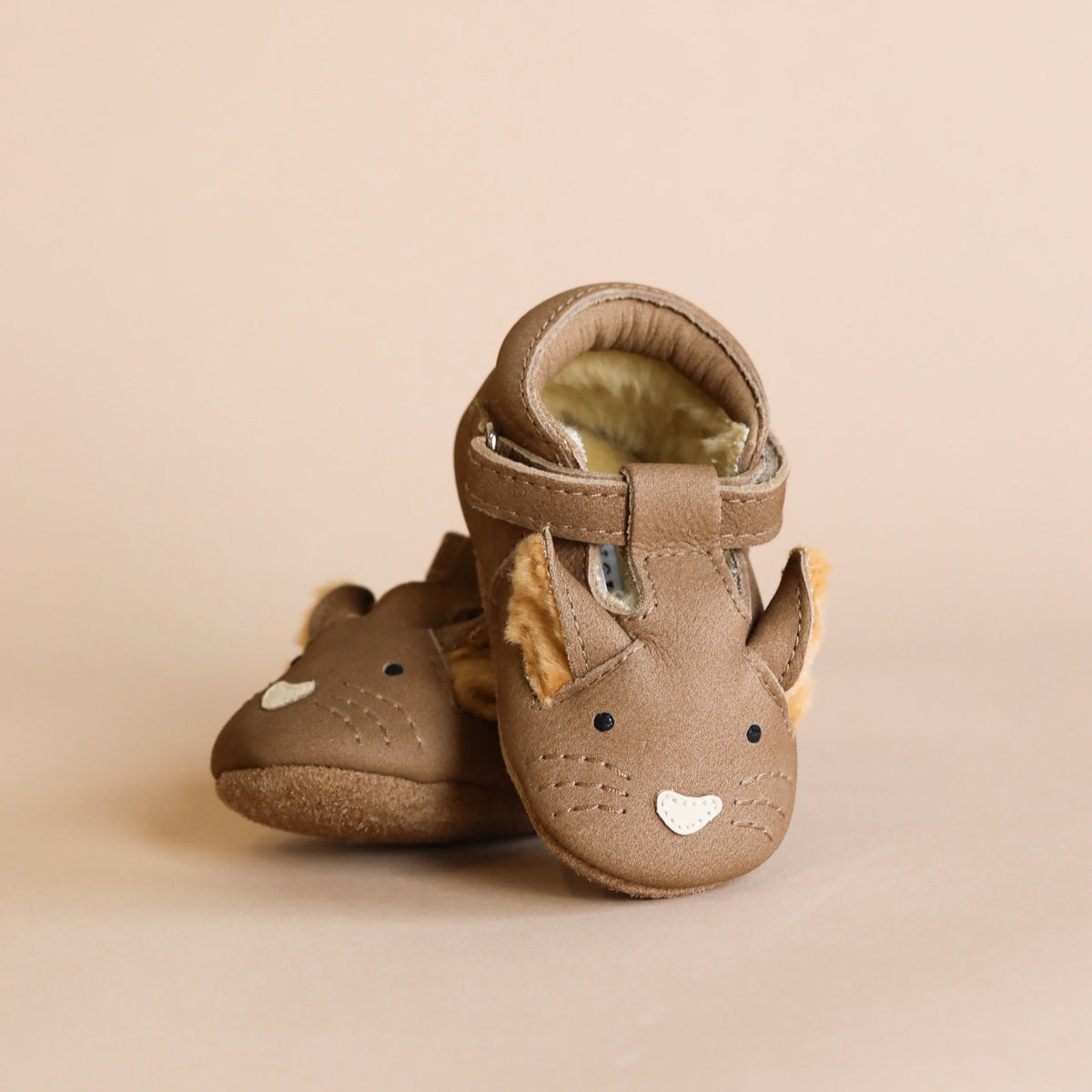 Donsje Leather Spark Exclusive Lined Shoe -Squirrel