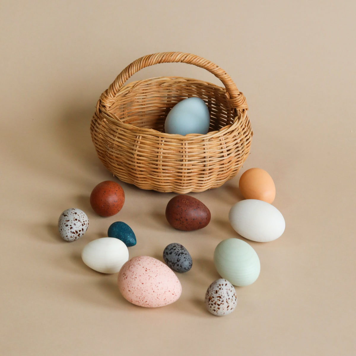Hollow Wooden Easter Egg