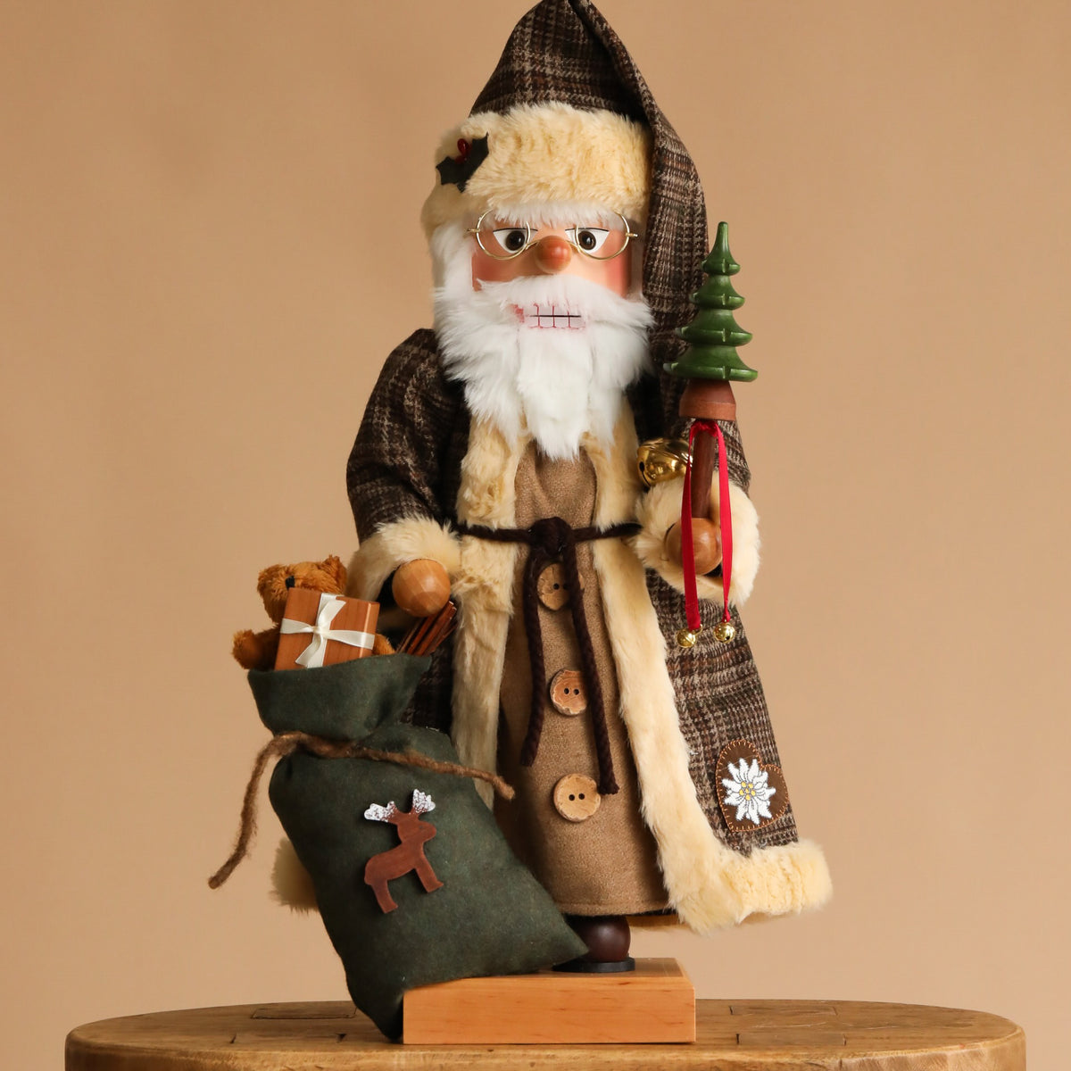 Christian Ulbricht Collectible Wooden Nutcracker - Santa Claus in