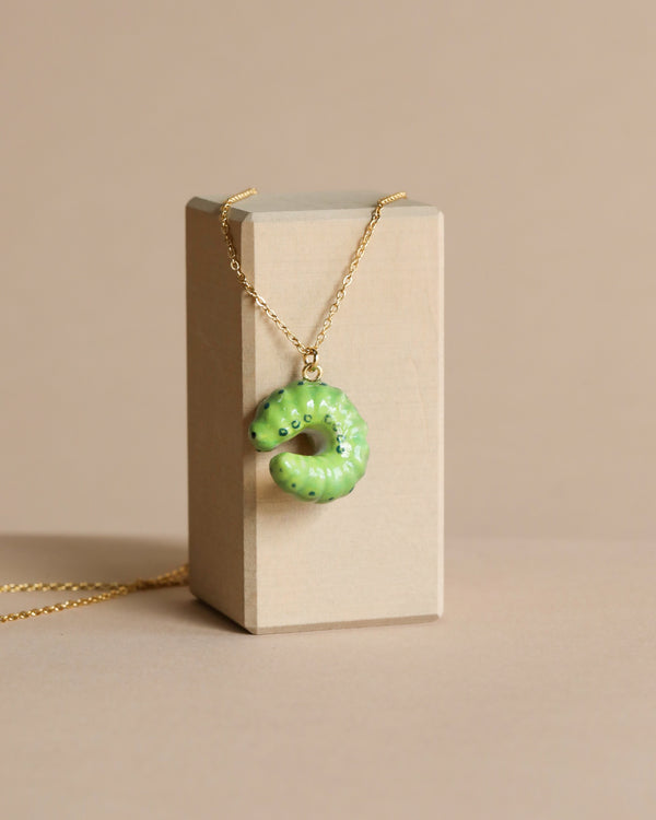 caterpillar shaped necklace