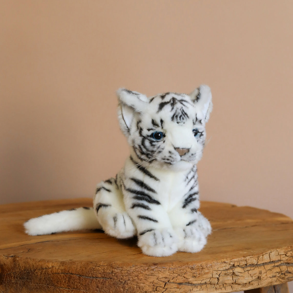 Tiger Cub Stuffed Animal - White– Odin Parker