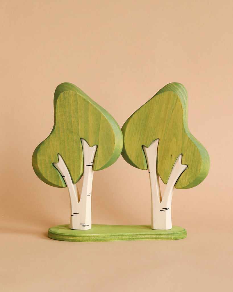 wooden trees toys