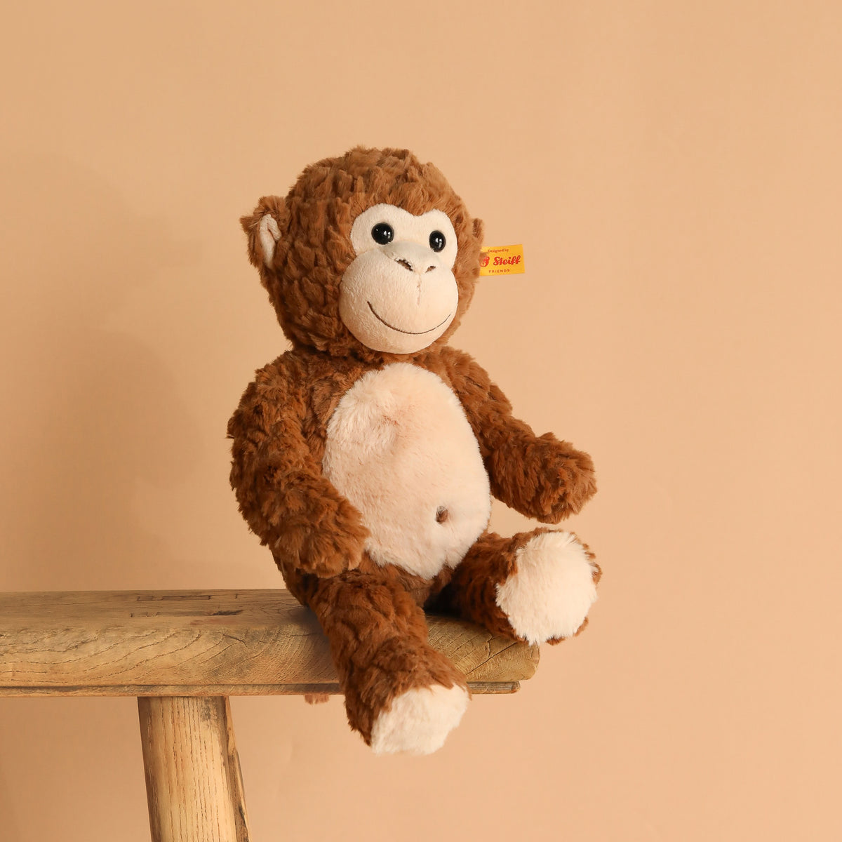 Steiff Bodo Monkey Plush Stuffed Toy, 12 Inches– Odin Parker