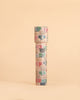 The Konges Sloejd Kaleidoscope - Like Cats and Dogs is a tall cylindrical container crafted from FSC-certified cardboard, featuring whimsical cartoon cats in sweaters and displayed upright against a plain beige background.
