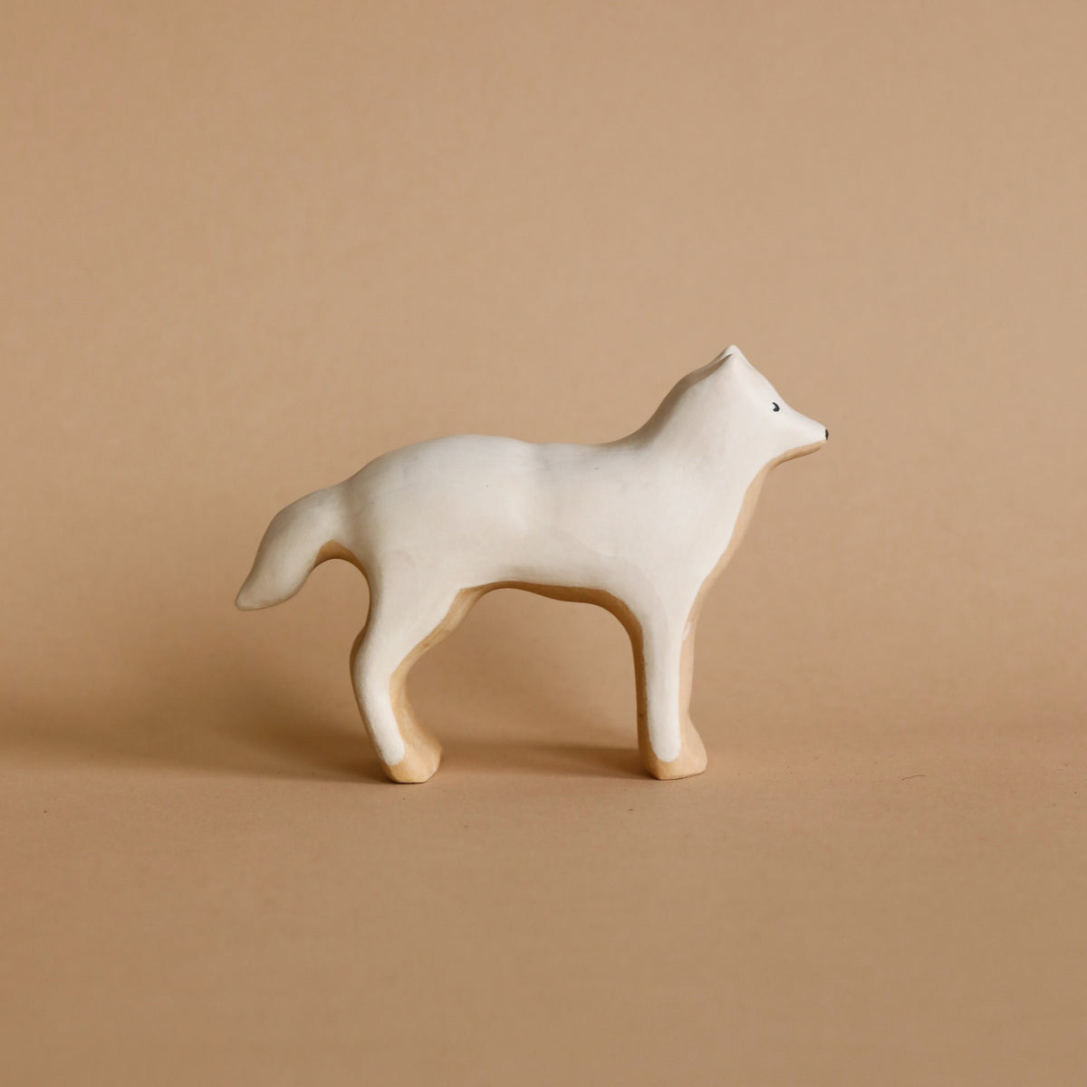 Handmade Wooden Arctic Wolf– Odin Parker