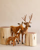 Lifelike deer family stuffed animals