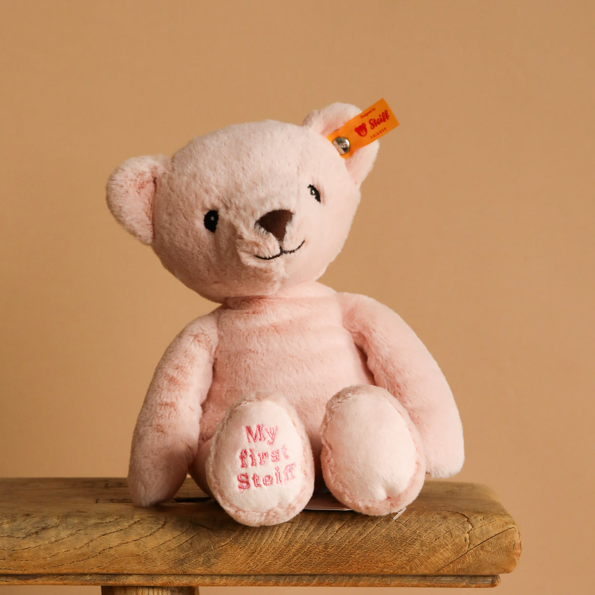 My First Steiff Pink Teddy Bear, 10 Inches– Odin Parker