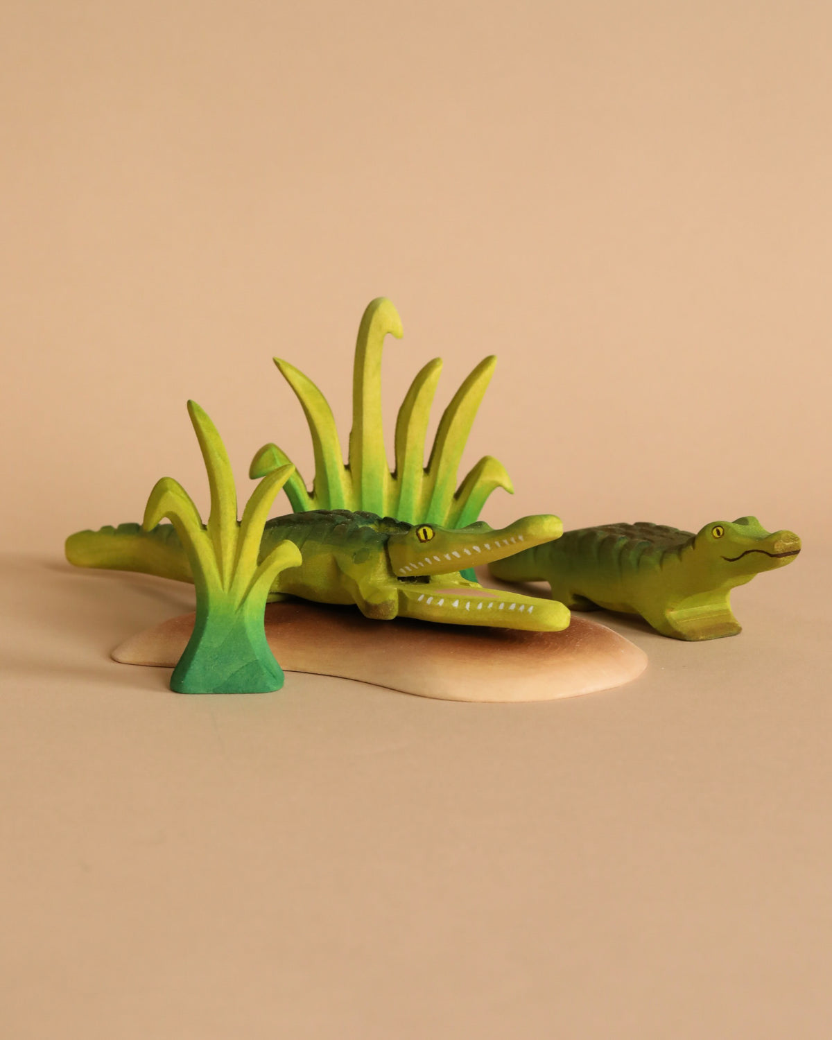 オリジナル The Suede Crocodiles 7インチ Bumbu Handmade Wooden Crocodile Cove Set– Odin Parker