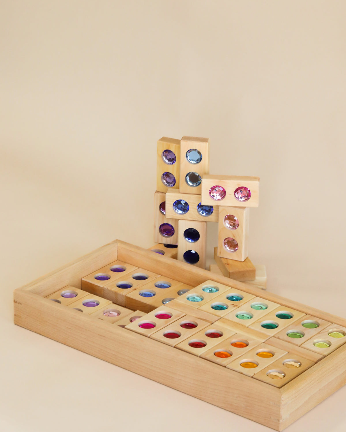 Bauspiel Large Gem Block Set In A Tray– Odin Parker