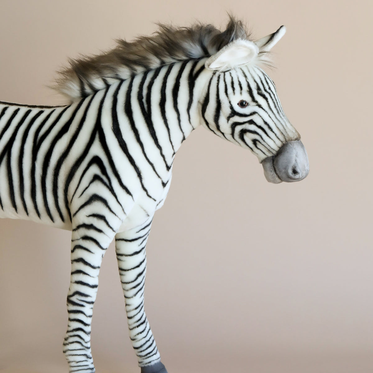 Large Zebra Stuffed Animal Odin Parker