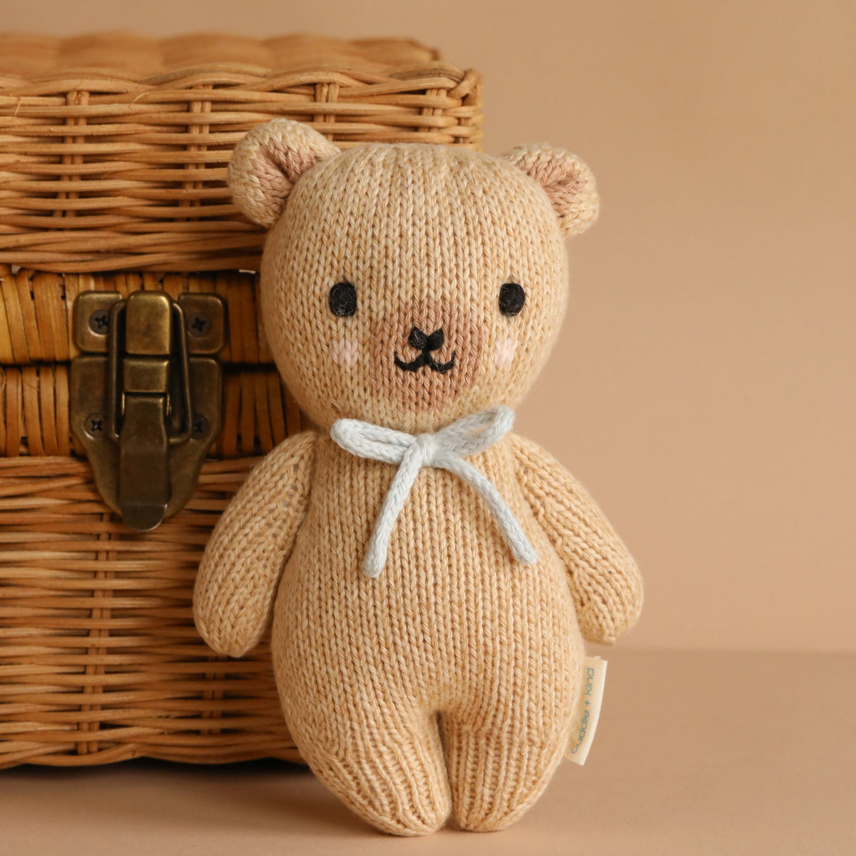 Cuddle + Kind Baby Honey Bear (Robin's Egg Blue Bow)– Odin Parker