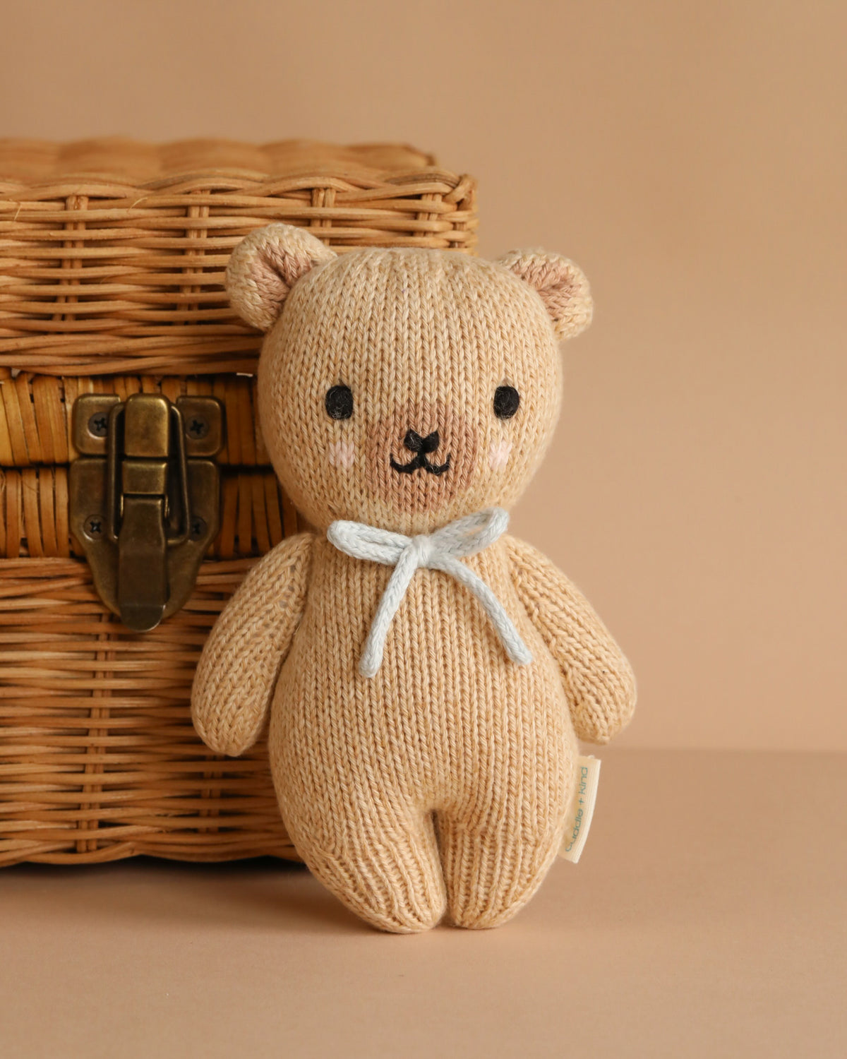 Cuddle + Kind Baby Honey Bear (Robin's Egg Blue Bow)– Odin Parker
