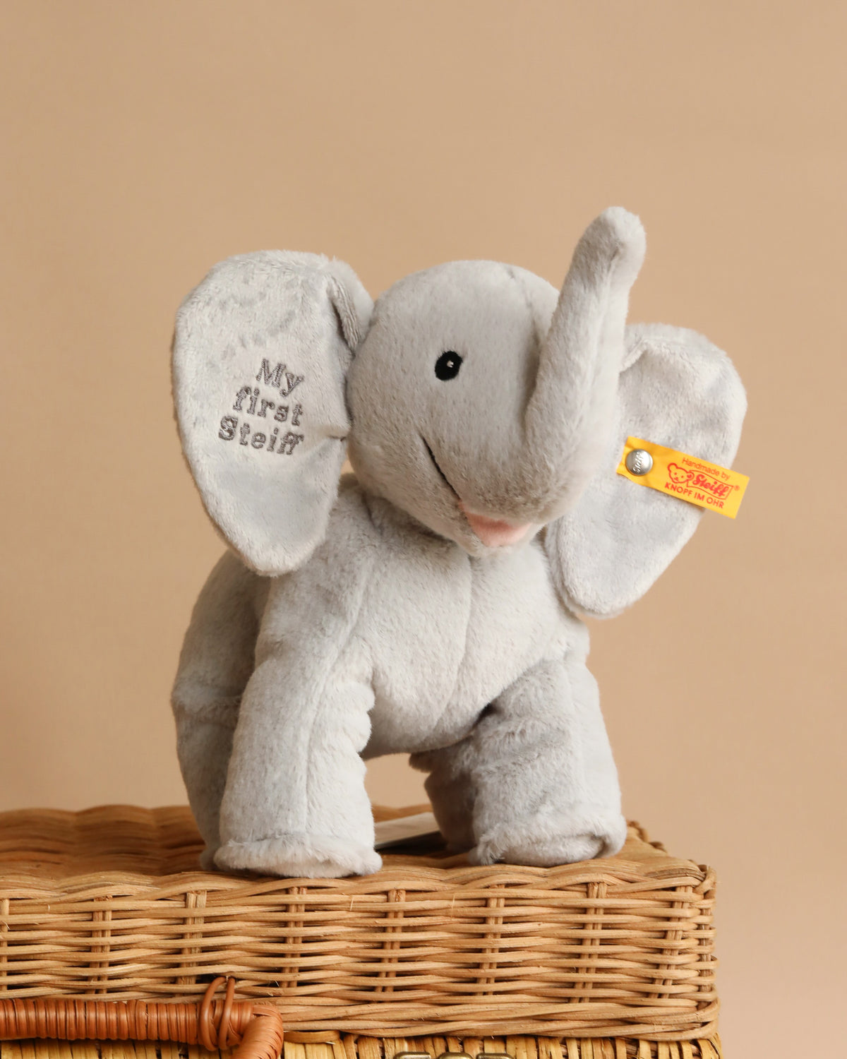 My First Steiff” Ellie Elephant Plush Baby Toy, 9 Inches– Odin Parker