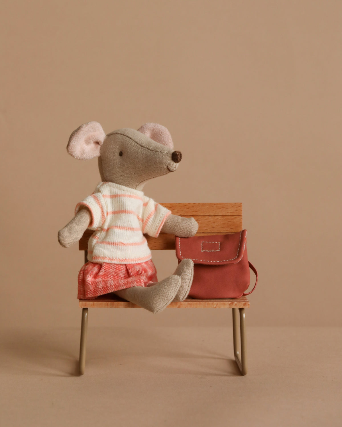 Maileg Big Sister With Backpack - Coral– Odin Parker