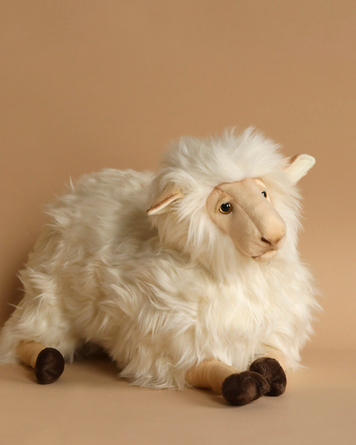 【プップ さま】* antique sheep ✵ * 鈴をつけた小さな 羊さん Mama Sheep Stuffed Animal– Odin Parker