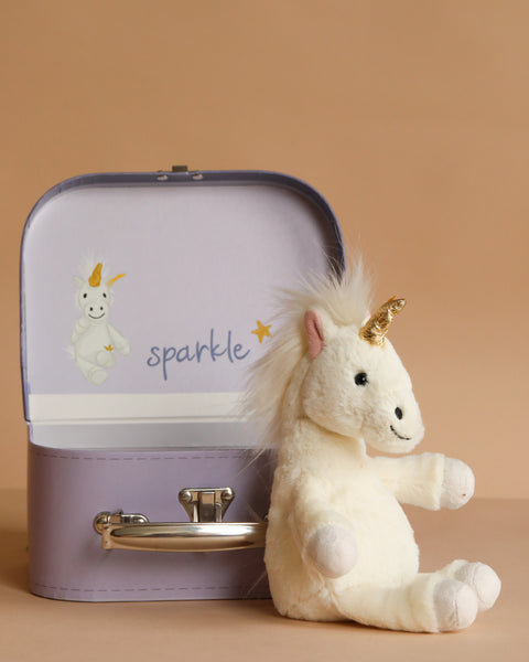 Steiff Unica Dangling Plush Toy Unicorn in Suitcase– Odin Parker