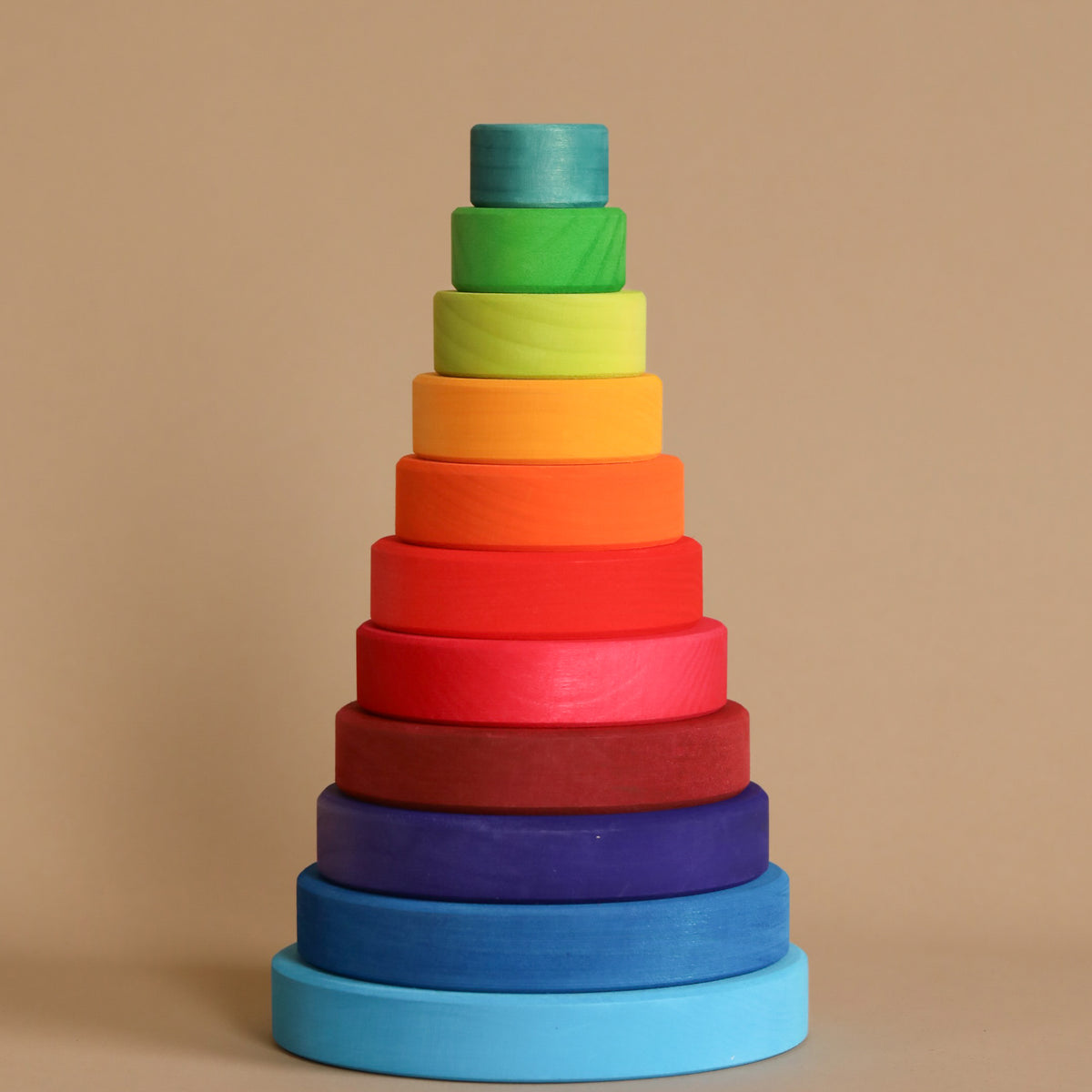 その他 Grimm's 4-Part Wooden Stacking Tower in Various Shapes & Colours Grimm's Stacking Tower– Odin Parker