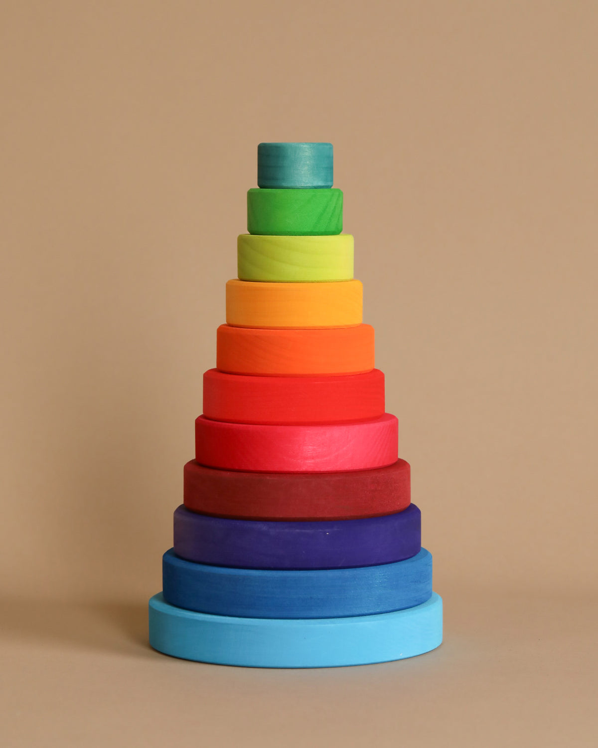 その他 Grimm&#39;s 4-Part Wooden Stacking Tower in Various Shapes &amp; Colours shape-s-and-color-wood-en-