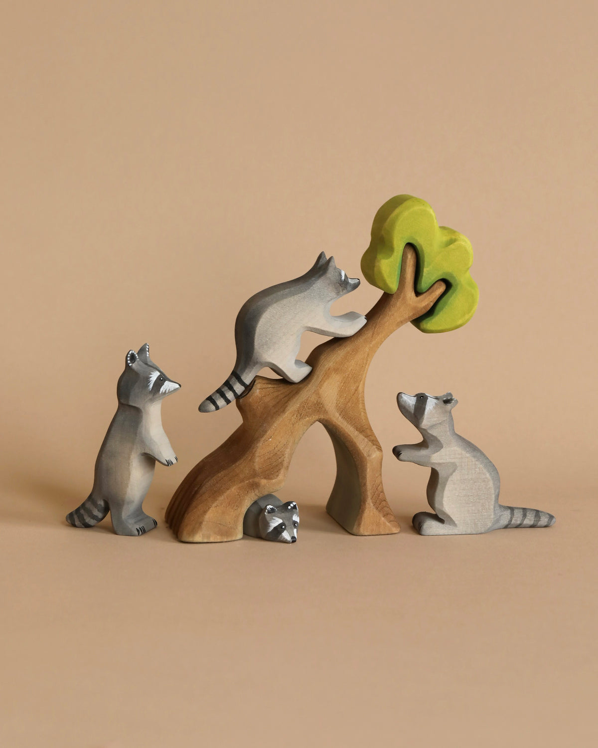 Bumbu Wooden Raccoon & Tree Set– Odin Parker