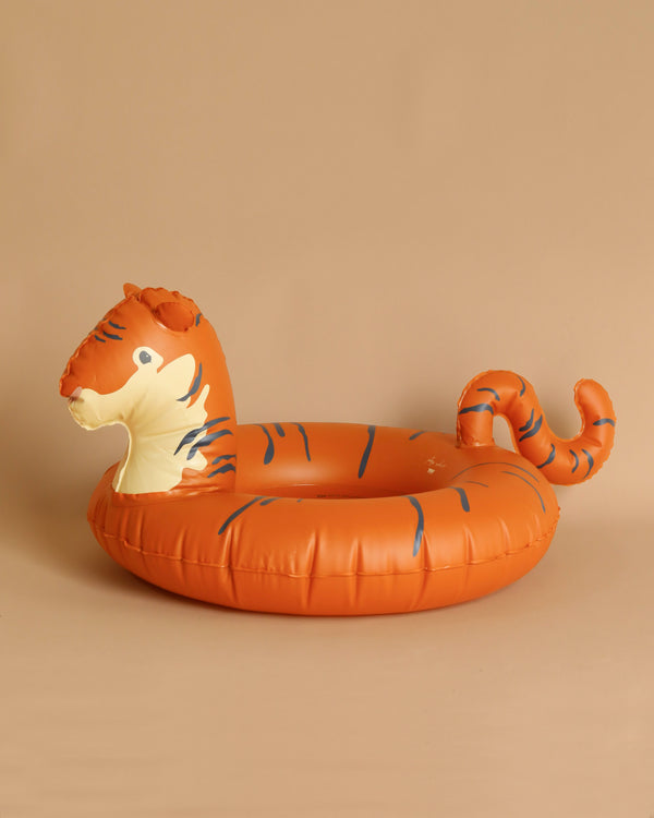 tiger shaped inflatable swim ring
