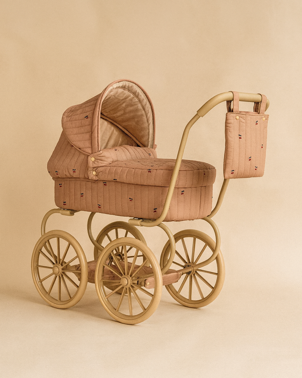 toy baby stroller Konges Sløjd | Minnie Doll Pram - Cherry Blush | Girl