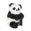 The Panda Cub Stuffed Animal has soft black and white fur, is seated upright, and faces slightly right against a white background.