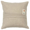 The Coral & Tusk Woodland Living Tree Pillow features a beige linen cover with a back flap and stitched label showing an orange coral illustration and “CORAL & TUSK,” adding woodland charm to your decor. Ships in one week.