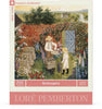 Beekeepers - 500 Piece Jigsaw Puzzle shows beekeepers caring for hives in a vibrant flower garden with trees, a stone wall, and a blue gate—ideal for honey lovers and puzzle fans.