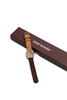 A Mini Kyomo Watch - Plum Cake with a two-tone brown strap and round face is displayed on a brown rectangular box labeled “mini kyomo” in white letters.