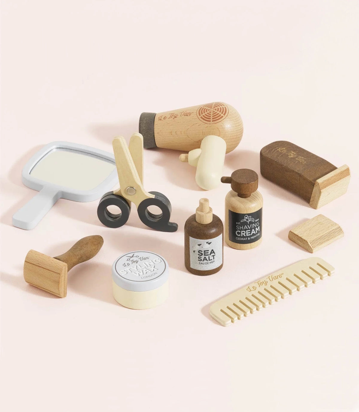 THE TREAT DRESSING 新郎セット Wooden Hairdresser & Barber Kit– Odin Parker