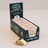 A display box of Le Toy Van limited edition toy cars features the No. 10 GT60 Fifi—a charming yellow wooden car labeled “Fifi”—prominently in front. The box announces “50 to collect” and showcases eco-friendly certification logos, highlighting these classic miniatures made in England as perfect vintage toys for both collectors and children.