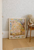 The Honeycomb Cafe 200 Piece Puzzle features whimsical animal illustrations on matte, textured pieces made from recycled materials—perfect for leaning against floral wallpaper or displaying near a cozy chair with your favorite teddy bear.
